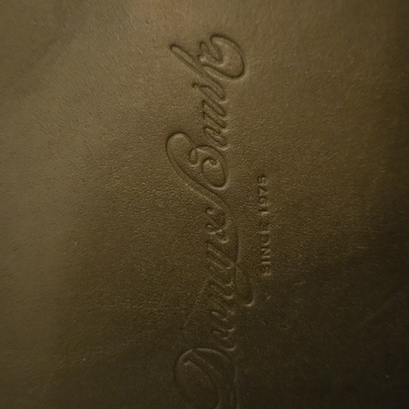 Dooney & Bourke Croc Embossed Leather Double Strap Tassel Satchel in Red - Picture 9 of 12